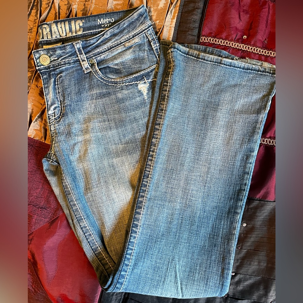 Hydraulic Metro Acid Washed Jeans